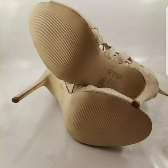 Sassy Open Toe lace-up heels - Picture 4 of 5